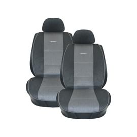 Bossi Seat Cushion Suede, 2Pcs,Dark Grey-Black